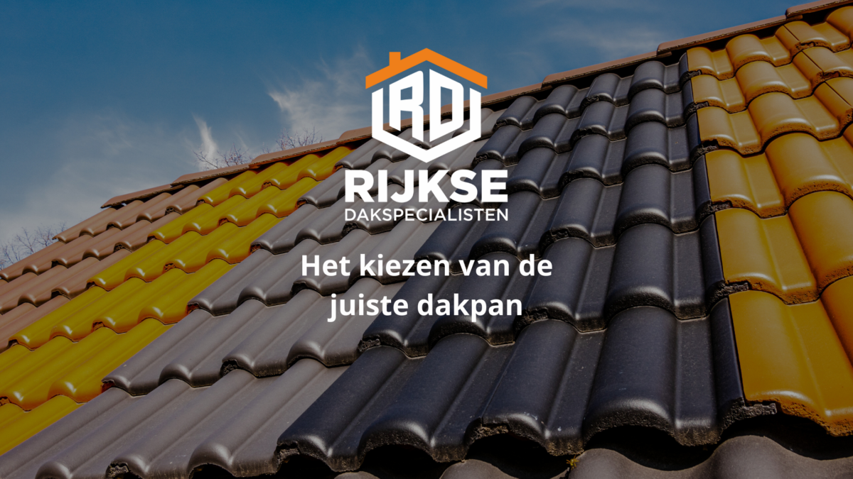 Kiezen van de juiste dakpannen 